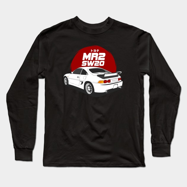 Toyota MR2 SW20 Long Sleeve T-Shirt by AutomotiveArt